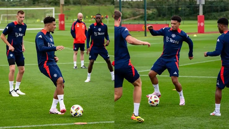 HLV Ten Hag - Sancho dần làm lành, ca ngợi á quân C1 là cầu thủ giỏi - 2