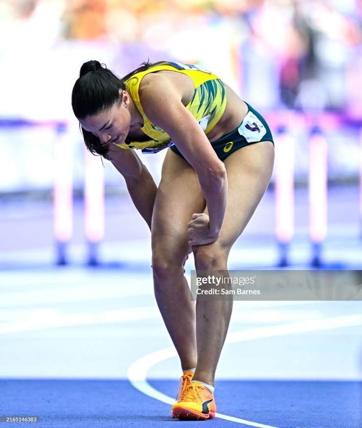 Người đẹp "rung lắc" gặp sự cố Olympic, kiều nữ "nhận 0 điểm" chạy 100m rào nữ - 5