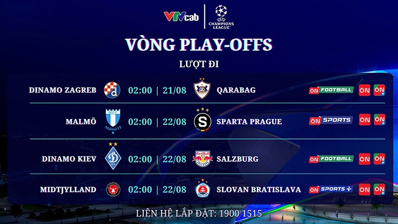Champions League 2024/25: Vòng Playoff hứa hẹn kịch tính, đón xem trên VTVcab - 3