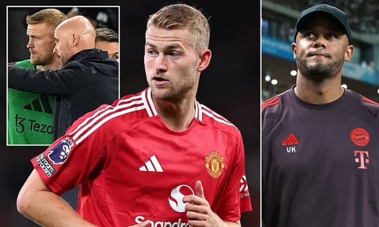 Nội bộ Bayern "dậy sóng" vì De Ligt tới MU, sếp lớn phớt lờ HLV Kompany - 1