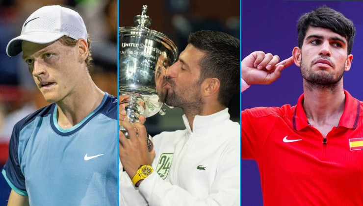 Sinner và Alcaraz phải loại nhau, Djokovic "tọa sơn quan hổ đấu" (Phân nhánh US Open) - 1