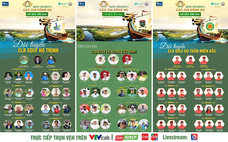 VTVcab trực tiếp 2 ngày thi đấu giải Golf vô địch các CLB dòng họ 2024 - 7