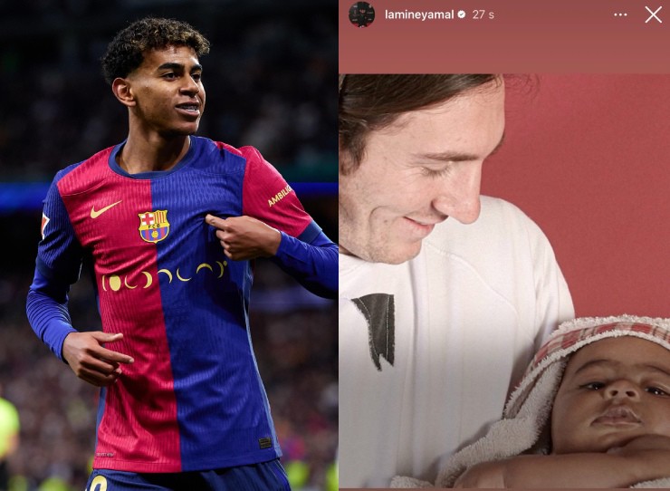 Sau ngày xõa tới bến với người đẹp, Yamal khoe ảnh được Messi tắm - 3
