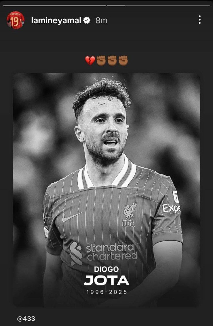 Diogo Jota tử nạn: Ronaldo - HLV Klopp gửi tâm thư xé lòng, Yamal và sao MU tiếc thương - 2