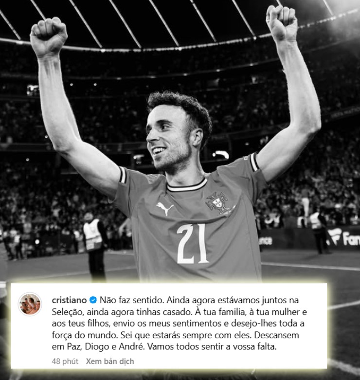 Diogo Jota tử nạn: Ronaldo - HLV Klopp gửi tâm thư xé lòng, Yamal và sao MU tiếc thương - 4
