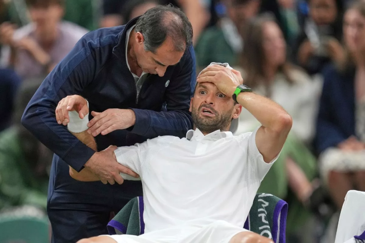 Dimitrov "dị ứng" giải lớn: 10 lần bỏ giữa chừng Grand Slam vì chấn thương - 1