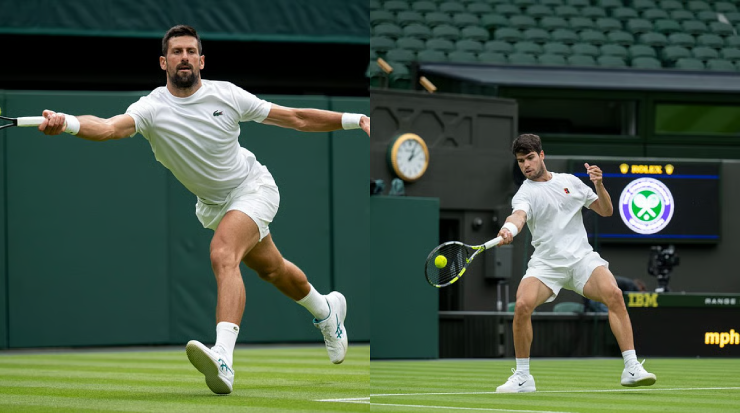 Wimbledon 2025 hóa thành...Roland Garros: Djokovic hay Alcaraz có lợi nhất? - 1