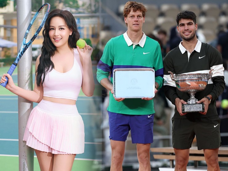 Kinh điển Alcaraz - Sinner: Hoa hậu Mai Phương Thúy háo hức, Federer ủng hộ "Tiểu Nadal" - 1
