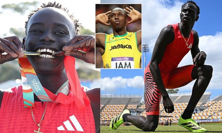 "Usain Bolt mới" Gout Gout không muốn thành "Tia chớp", chỉ thần tượng Ronaldo - 1