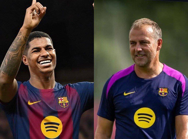 Rashford tập buổi đầu với Barcelona, được fan tặng quà đặc biệt - 2