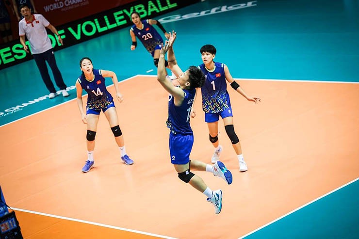 Dàn chân dài U21 nữ Việt Nam hạ cựu á quân bóng chuyền thế giới, tạo địa chấn - 2