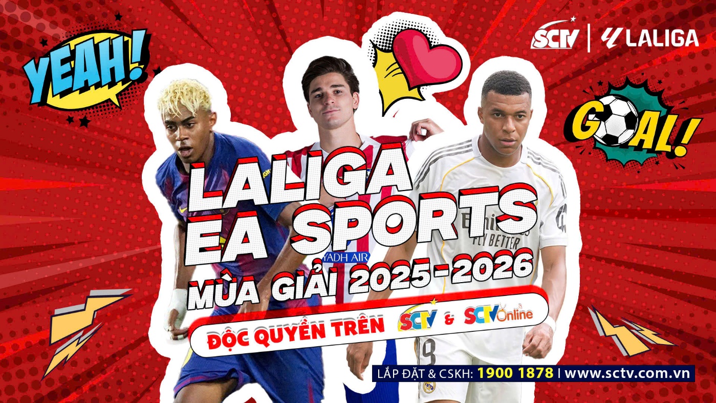 LALIGA EA SPORTS 2025/26: Bữa tiệc bóng đá Tây Ban Nha bùng nổ trở lại trên SCTV Thể Thao - 1