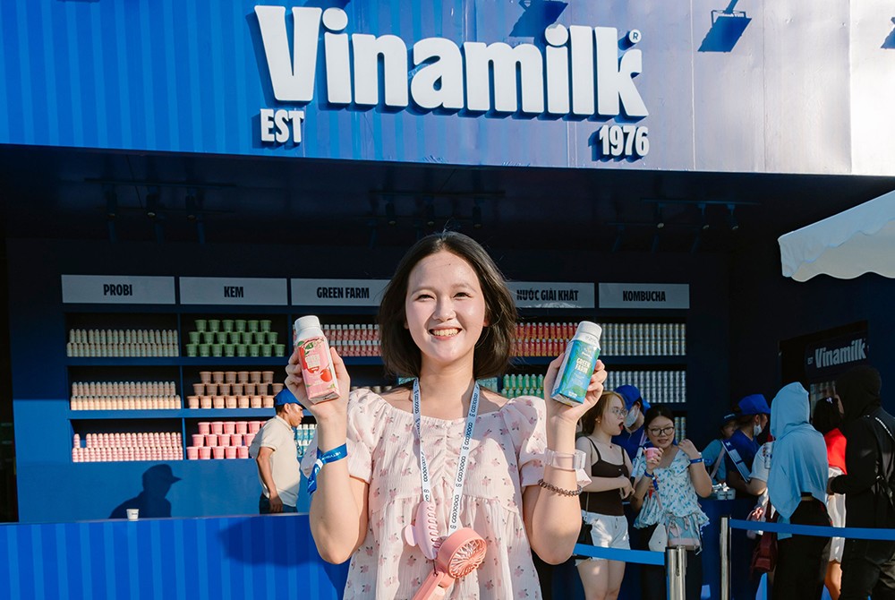 Check-in cực chất, Vinamilk tiếp năng lượng tươi vui cho các lễ hội âm nhạc cuối tuần - 8