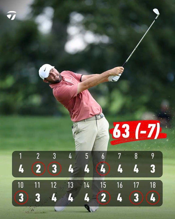 Siêu sao khởi đầu ấn tượng tại vòng 1 Tour Championship 2025 - 1
