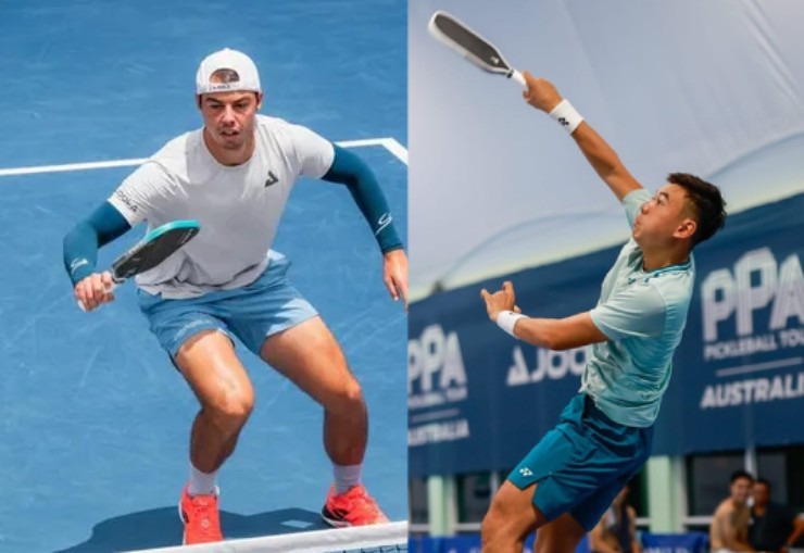 Đỉnh cao pickleball Việt Nam: Hoàng Nam, Linh Giang chạm trán huyền thoại Ben Johns - 1