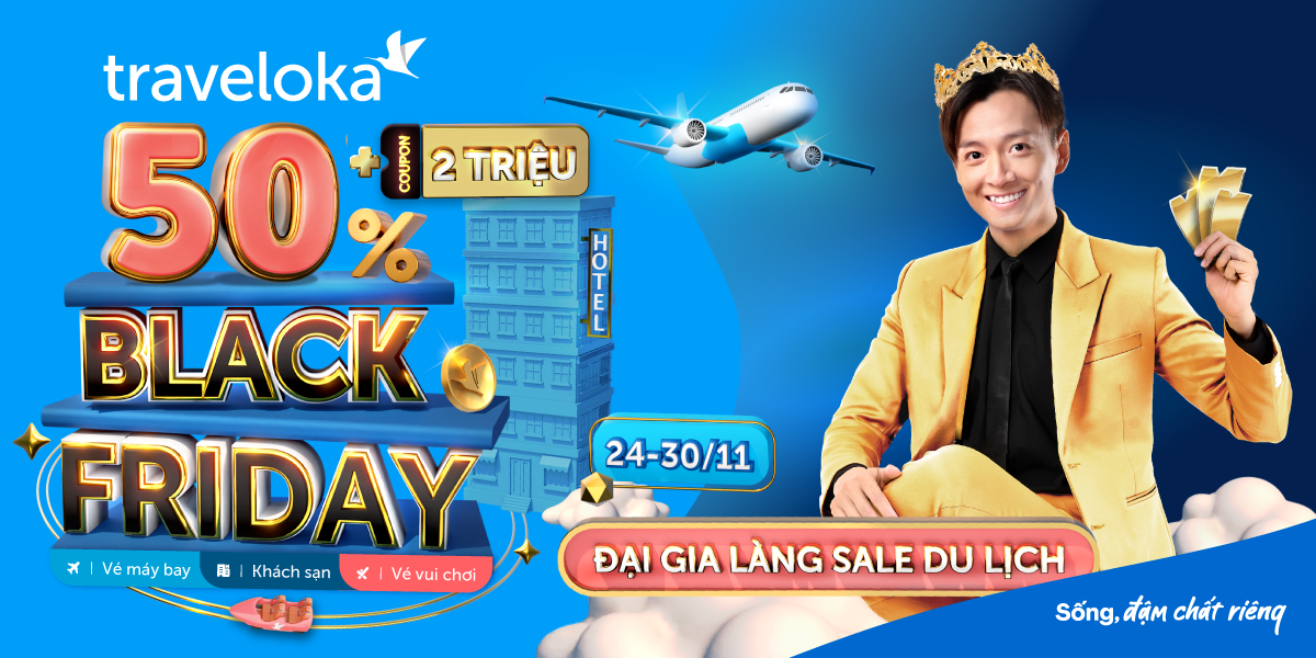 Traveloka Black Friday - Bão sale du lịch khủng nhất cuối năm chính thức đổ bộ! - 1