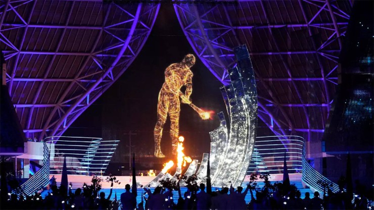 Lễ bế mạc ASIAD 2023: Huyền ảo &#34;Người khổng lồ&#34;, tôn vinh 2 nhân tố đặc biệt - 1