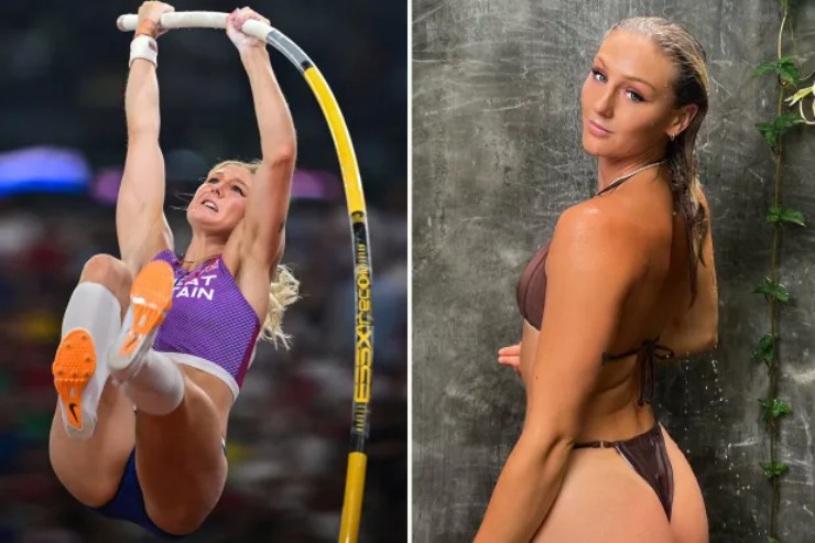 "Thiên thần" vô địch nhảy sào Anh, khoe ảnh bikini "nóng bỏng" - 1