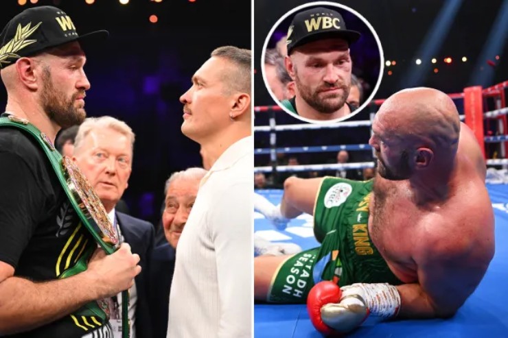 Tyson Fury bị Ngannou đấm "tơi bời", phải dời lịch thượng đài với Usyk - 1