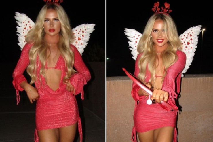 Loạt mỹ nhân thể thao mặc đồ Halloween gợi cảm, Bouchard diện đồ xuyên thấu - 4