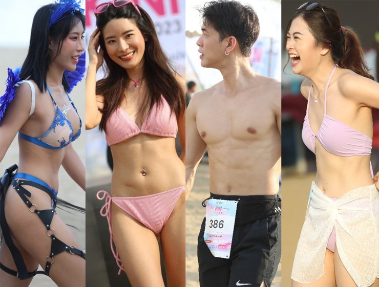 Ngắm người đẹp đua tài ở sự kiện mặc bikini chạy bộ ở Thái Lan - 1