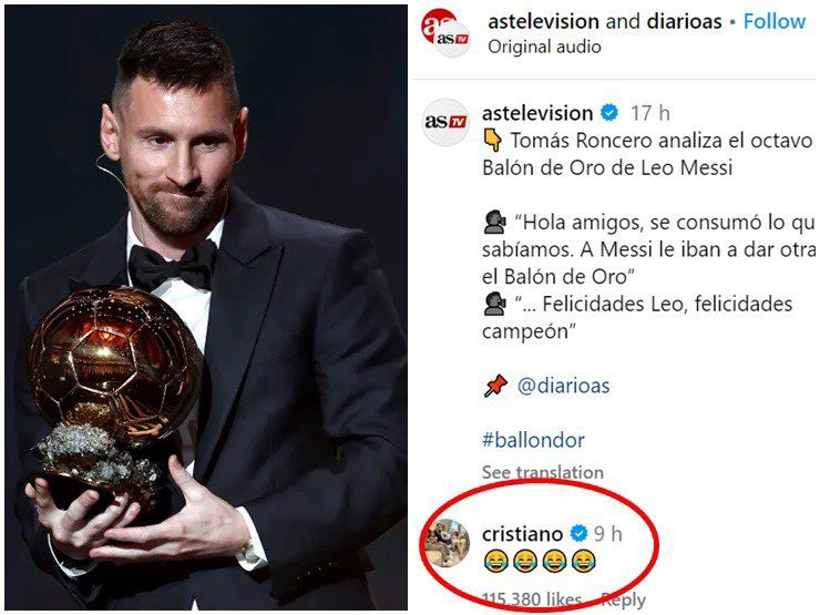 Dậy sóng chị gái Ronaldo ngầm tố Quả bóng vàng của Messi "có mùi" - 2