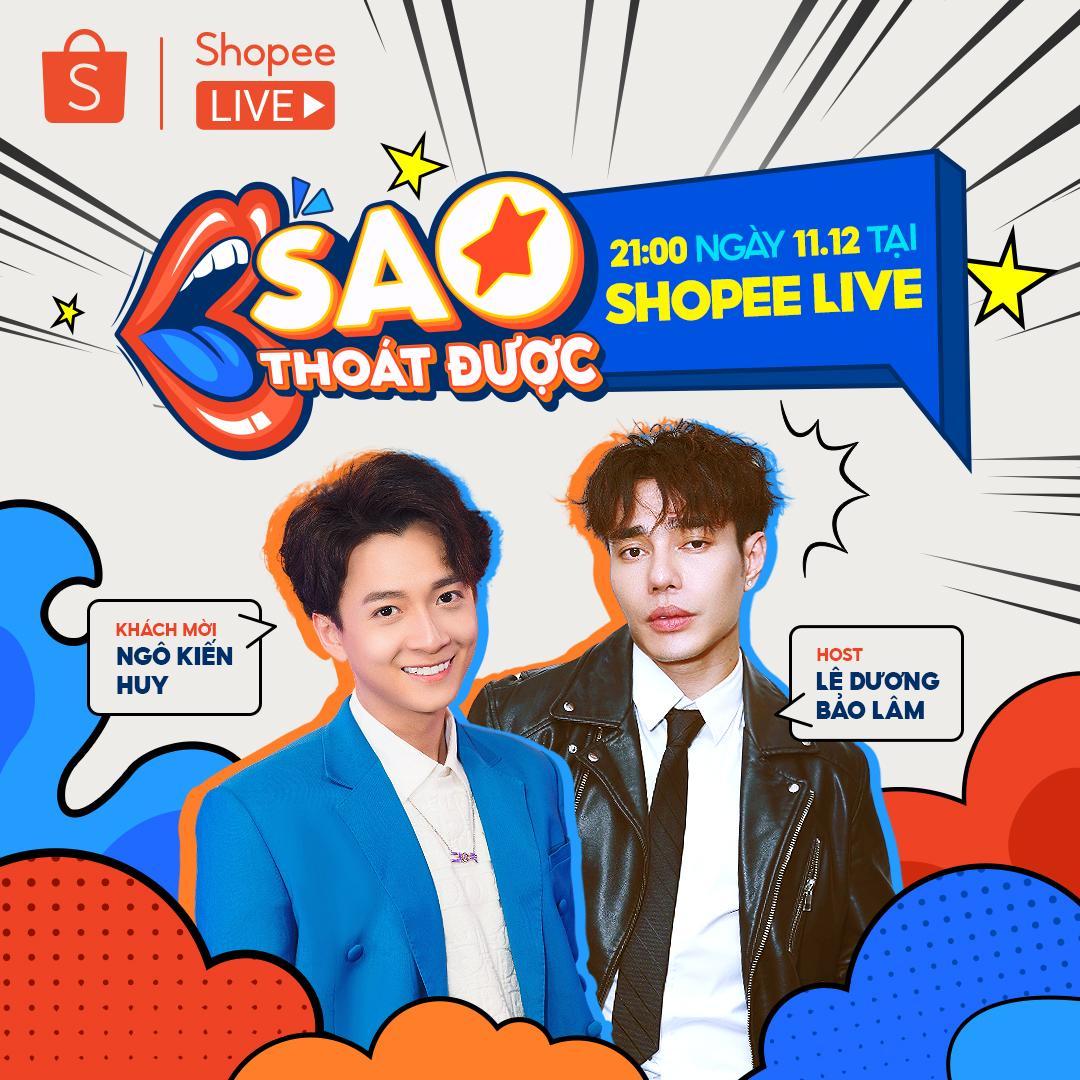 Lê Dương Bảo Lâm - Ngô Kiến Huy và Neko Lê - Thái Vũ lần lượt chiếm sóng livestream, mừng sinh nhật Shopee - 1