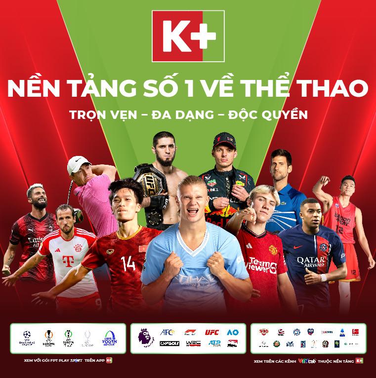 Xem phát sóng trọn vẹn Ngoại hạng Anh & độc quyền 3 trận hay nhất trên truyền hình K+ - 1