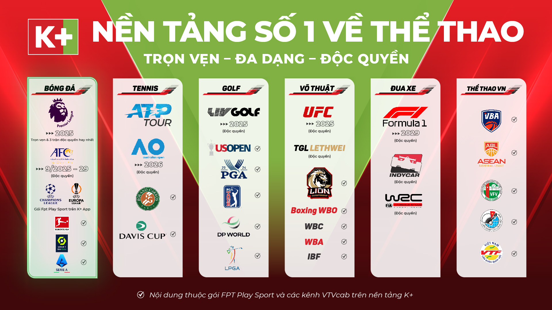 K+ trở thành nền tảng số 1 tại Việt Nam quy tụ trọn vẹn các giải thể thao đỉnh cao - 4