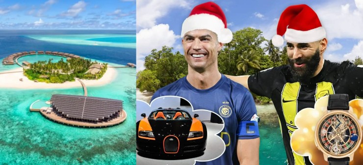 Haaland hóa Ông già Noel cầm Cúp C1, Ronaldo được tặng quà "khủng" ở Ả Rập - 2