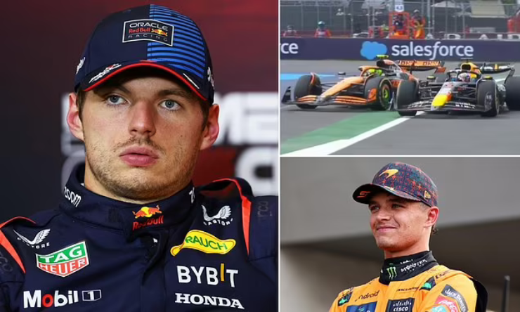 Siêu sao đua xe F1 Verstappen bị chê trách sau vụ va chạm - 1