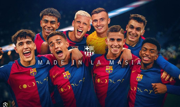 Các ngôi sao trẻ từ lò La Masia của Barca áp đảo ở châu Âu - 1