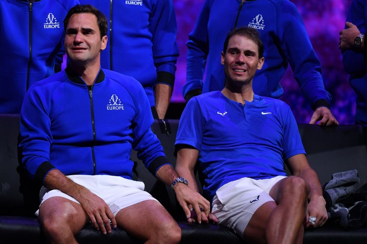 Nadal khóc nức nở khi Federer giải nghệ, nhưng ngày Nadal nghỉ không có "Tàu tốc hành" - 1