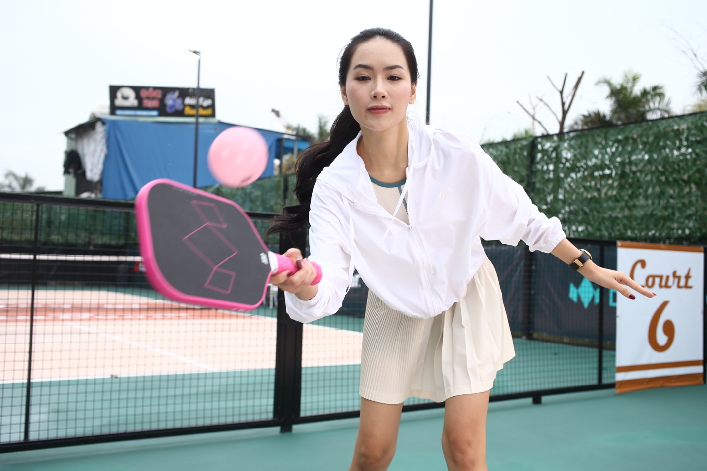 Dàn hot girl pickleball so tài tại cụm sân mới PICKnBOOM, mê mẩn vợt Diadem - 6