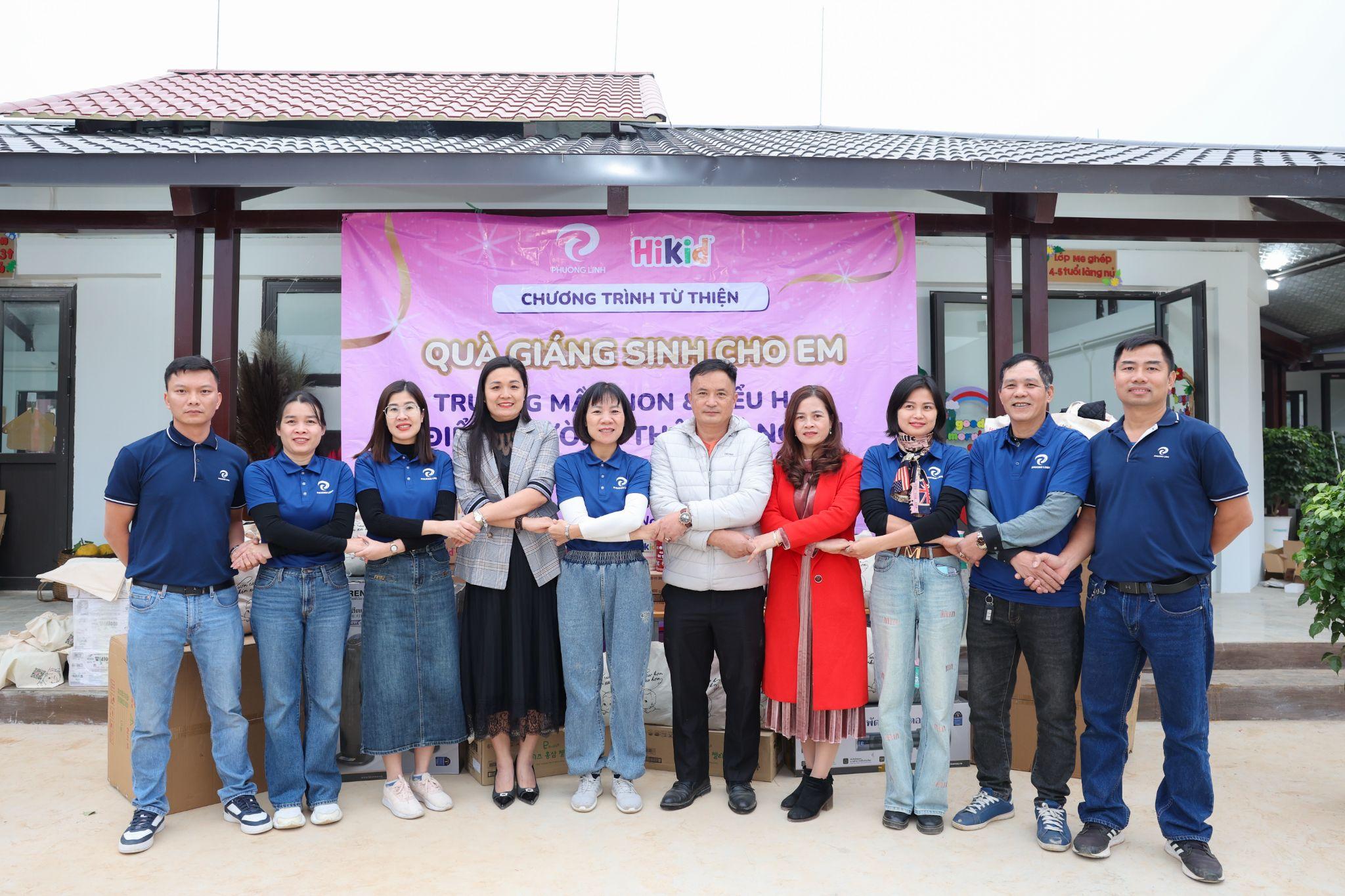 Công ty TNHH XNK & TM Phương Linh và nhãn hàng Hikid mang giáng sinh ấm áp đến các bé Làng Nủ - 1