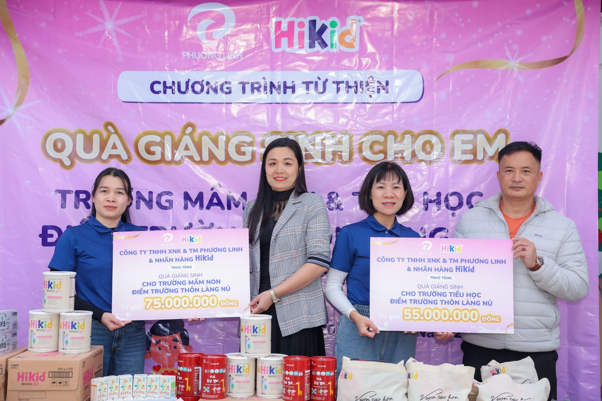 Công ty TNHH XNK & TM Phương Linh và nhãn hàng Hikid mang giáng sinh ấm áp đến các bé Làng Nủ - 2