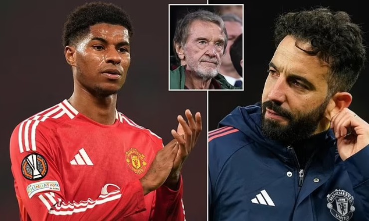 Rashford bức xúc vì bị MU hắt hủi, sếp lớn cho HLV Amorim toàn quyền phán xử - 1