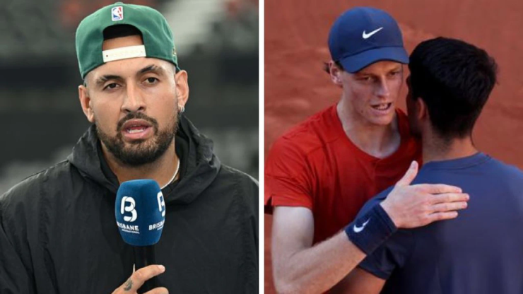 "Trai hư tennis" Kyrgios chê Sinner và Alcaraz là "đồ trẻ con" - 1