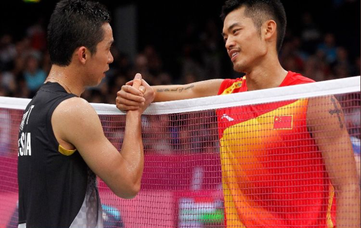 Huyền thoại cầu lông Lin Dan tái xuất so vợt với Hidayat ở giải toàn sao - 1