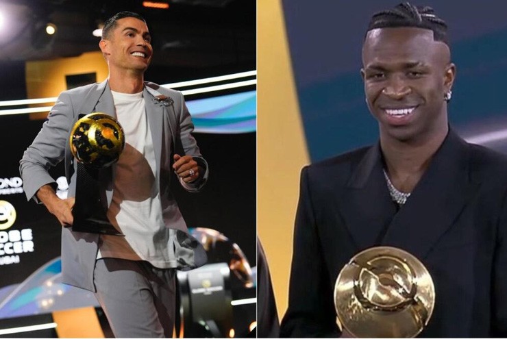 Vinicius đánh bại Rodri giành Quả bóng vàng Dubai, Ronaldo được vinh danh - 1