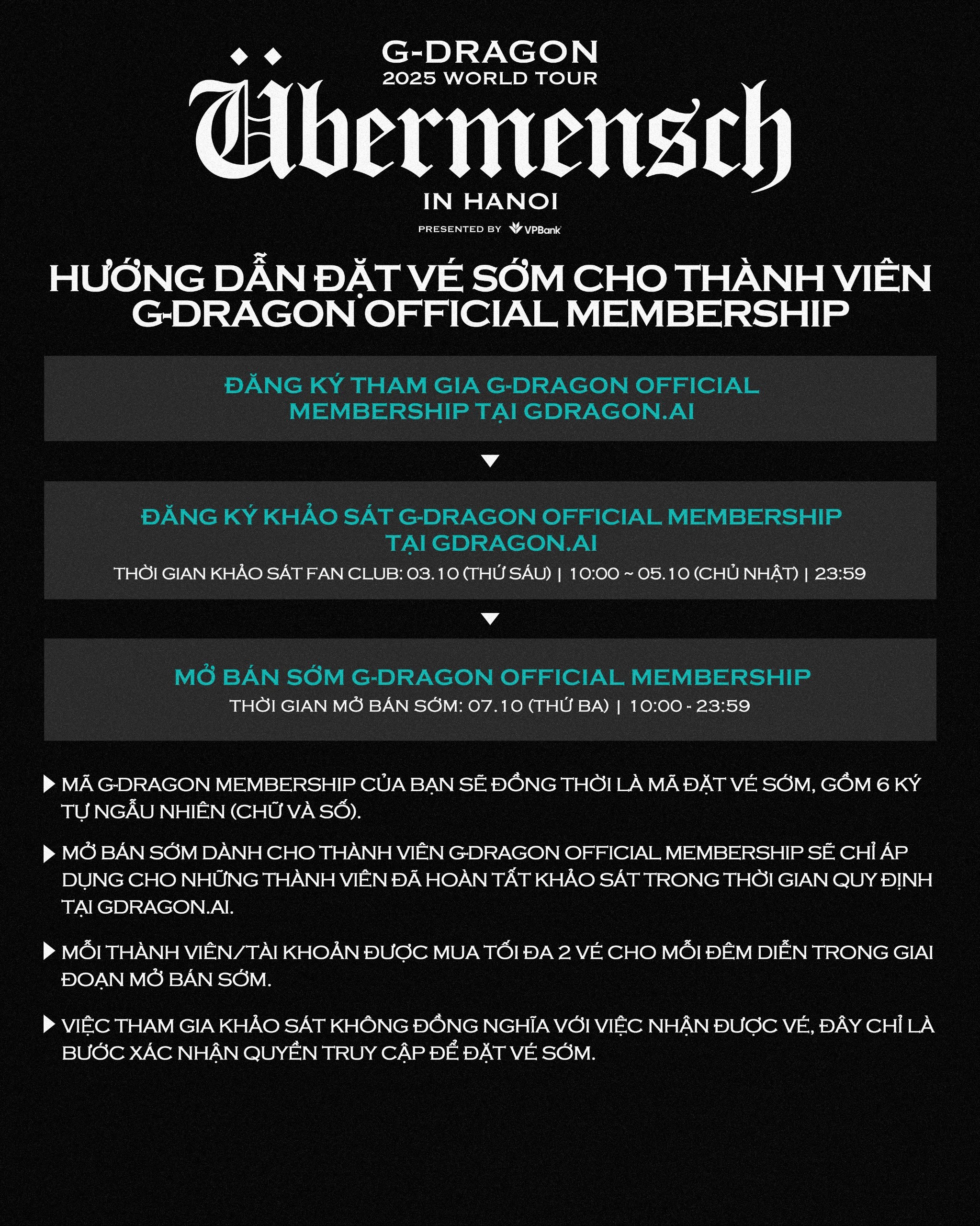 G-DRAGON 2025 WORLD TOUR [Übermensch] chính thức trở lại với chuyến lưu diễn được mong chờ nhất - 5