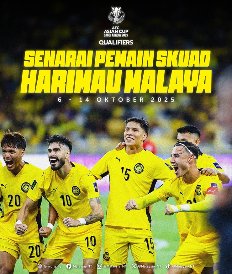 Malaysia công bố đội hình vòng loại Asian Cup, có sao nhập tịch nào đáng chú ý? - 1