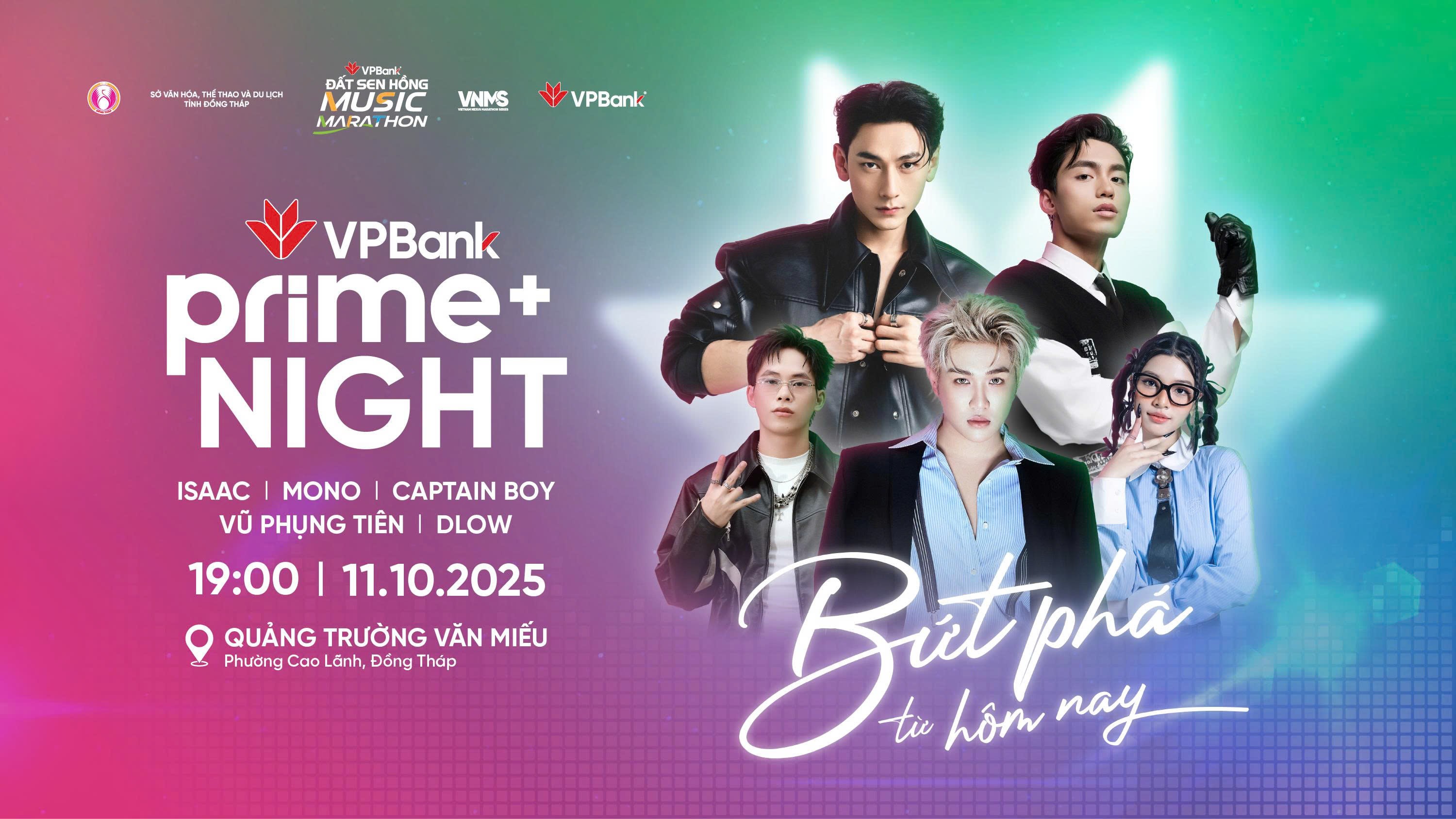 Đêm nhạc Prime Night - VPBank Đất Sen Hồng Music Marathon hé lộ dàn line-up “sốt xình xịch” hứa hẹn khuấy đảo cùng 12.000 vận động viên - 1