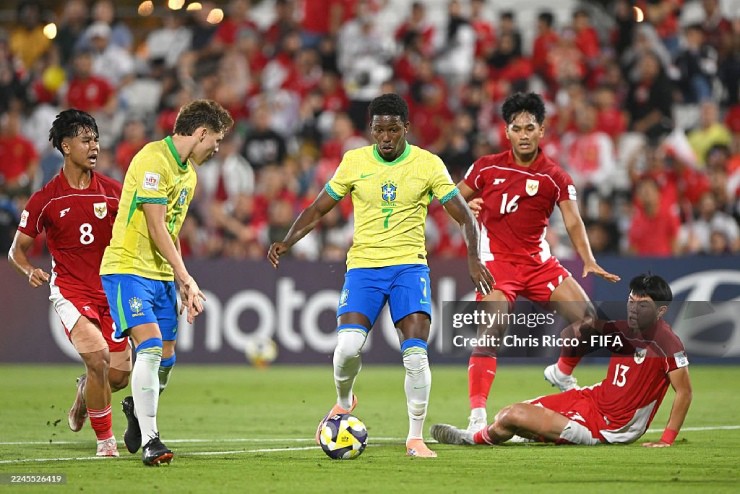 Video bóng đá U17 Brazil - U17 Indonesia: 39 phút sụp đổ, đẳng cấp chênh lệch (World Cup U17) - 1