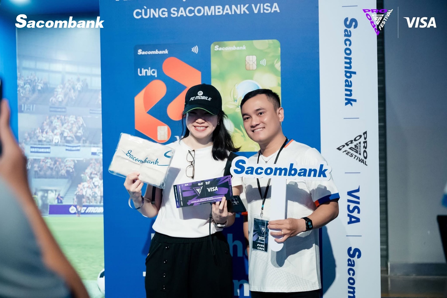 Sacombank đồng hành cùng visa tại sự kiện thể thao điện tử EA SPORTS FC PRO FESTIVAL 2025 - 1