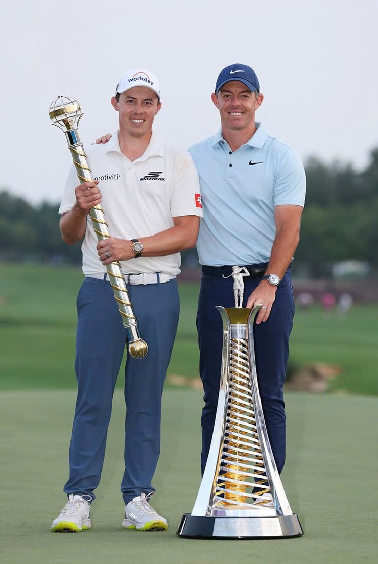Ngất ngây Matt Fitzpatrick lên ngôi tại DPWT Championship, đỉnh cao đua tài với Rory McIlroy - 1