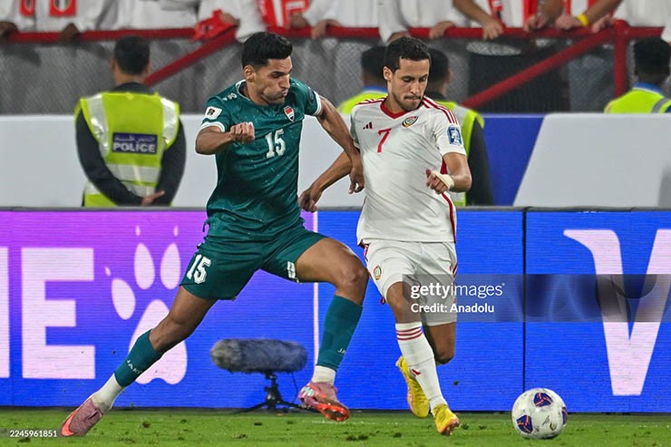 Kết quả bóng đá Iraq - UAE: Ngược dòng đỉnh cao, choáng váng phút 90+17 (Vòng loại World Cup) - 1
