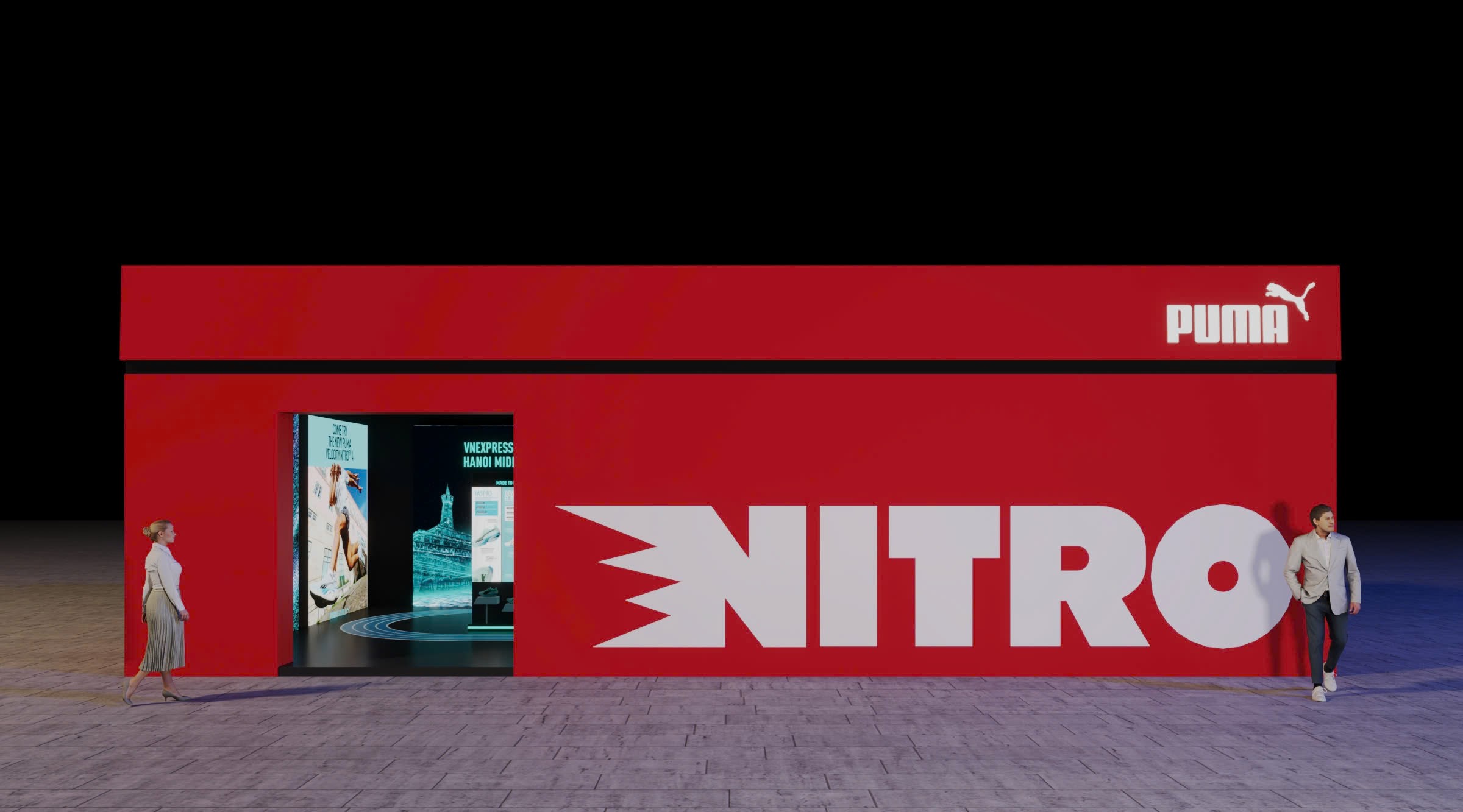 Hộp giày PUMA lớn nhất Việt Nam xuất hiện tại giải chạy đêm VnExpress - 2