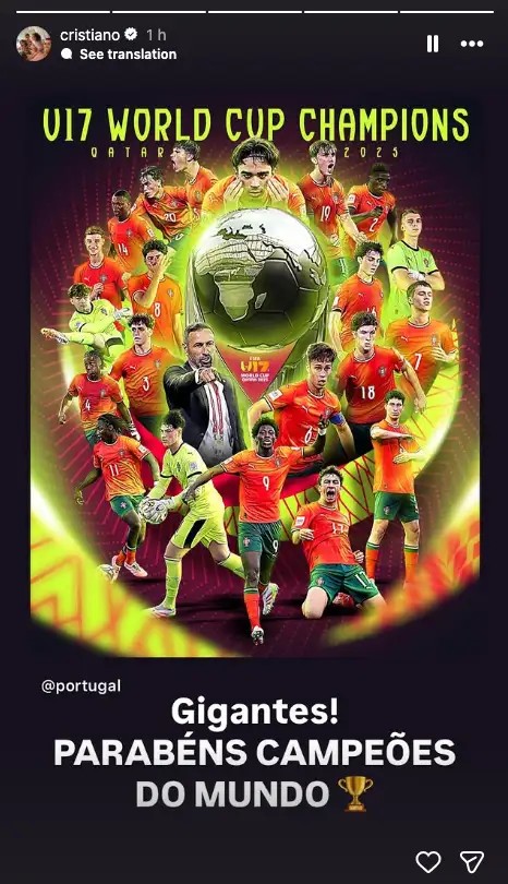 Ronaldo bất ngờ lấn sân sang đấu võ MMA, gửi lời chúc mừng U17 Bồ Đào Nha - 1