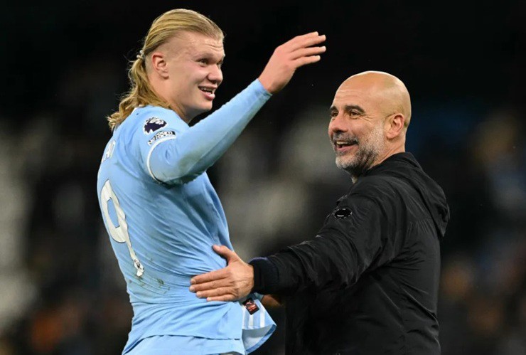 Man City thắng kịch tính: Haaland - Pep Guardiola tranh luận nảy lửa - 2